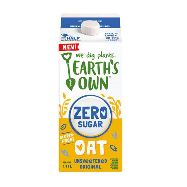 Earth,s Own Unsweetened Original Oat Milk 1.75L